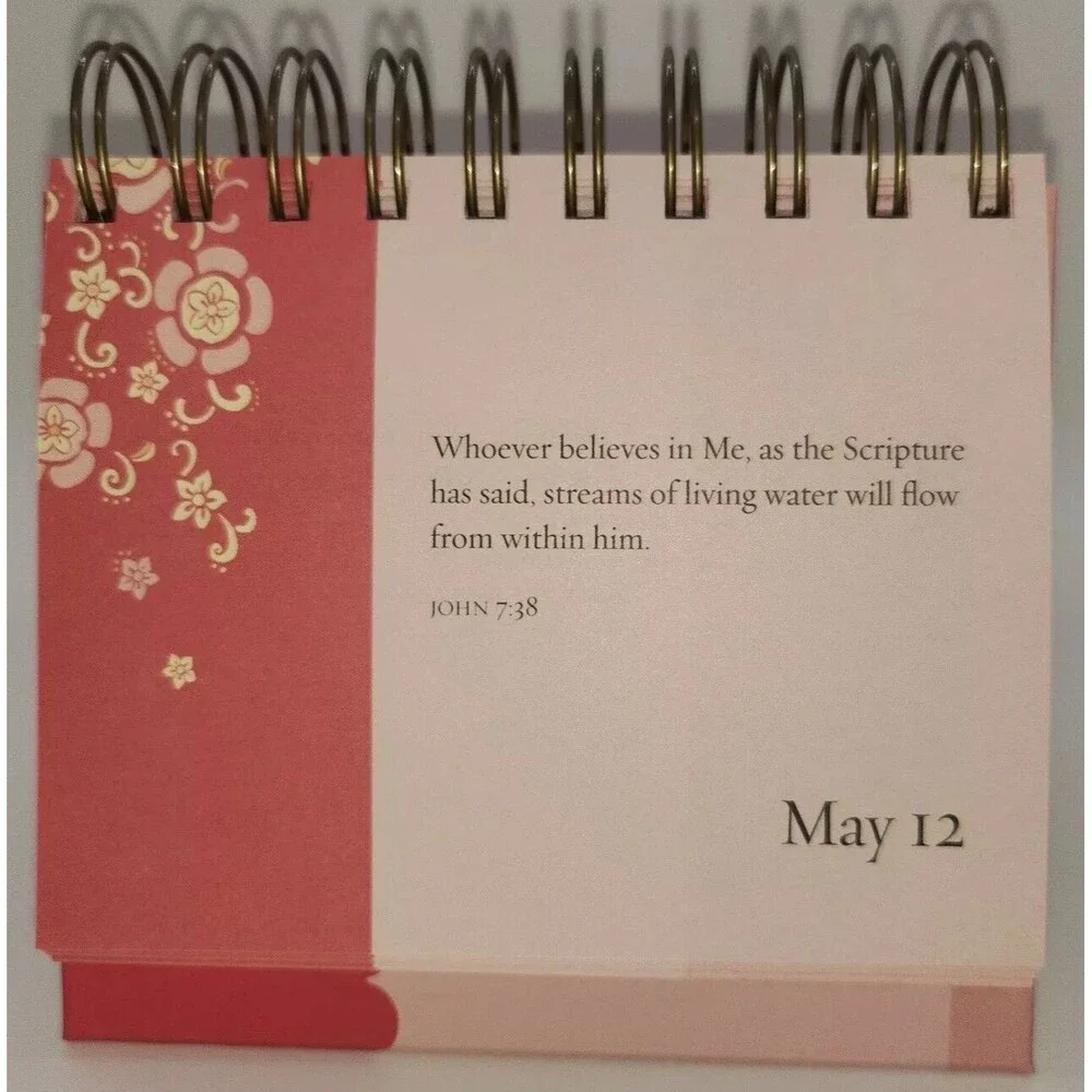 Dayspring Prayers and Blessings Spiral-bound Perpetual Scripture Calendar